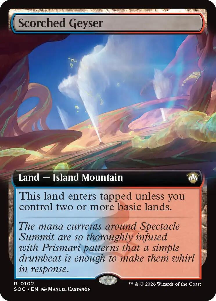 Scorched Geyser (Extended Art) (102)