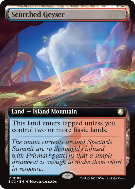 Scorched Geyser (Extended Art) (102)