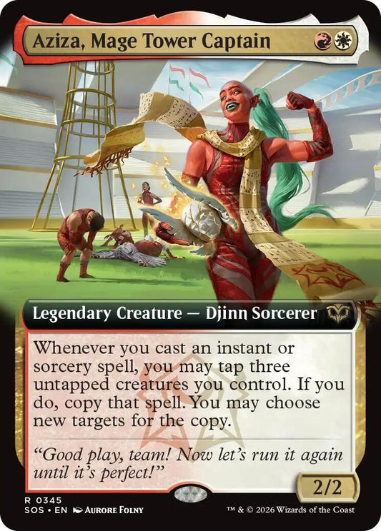 Aziza, Mage Tower Captain (Extended Art) (345)
