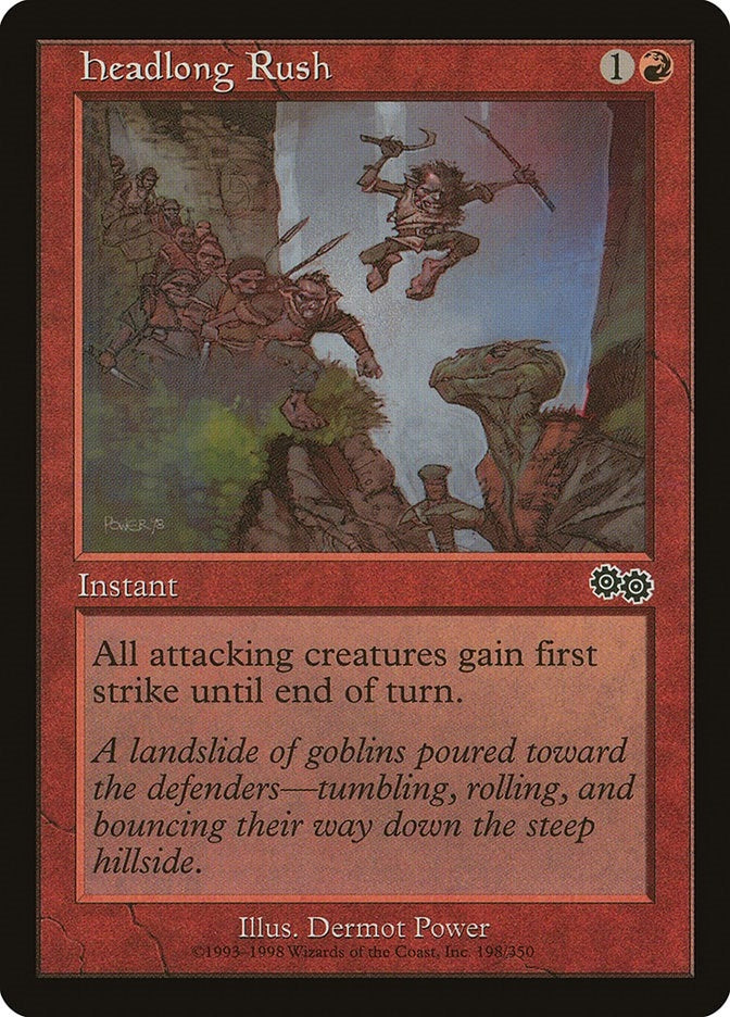 Image for Headlong Rush (198) - Magic: The Gathering