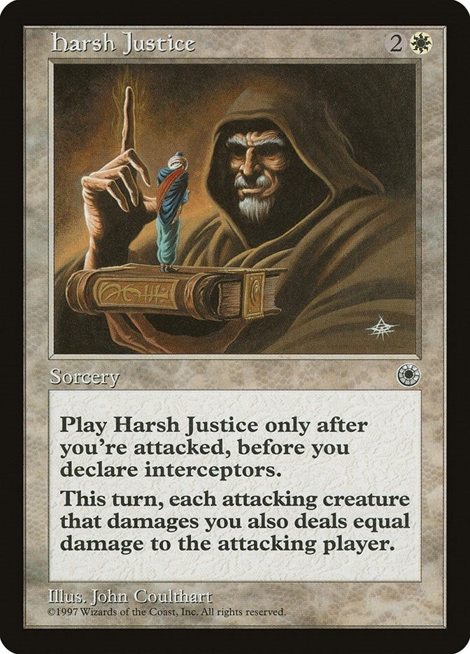 Image for Harsh Justice - Magic: The Gathering