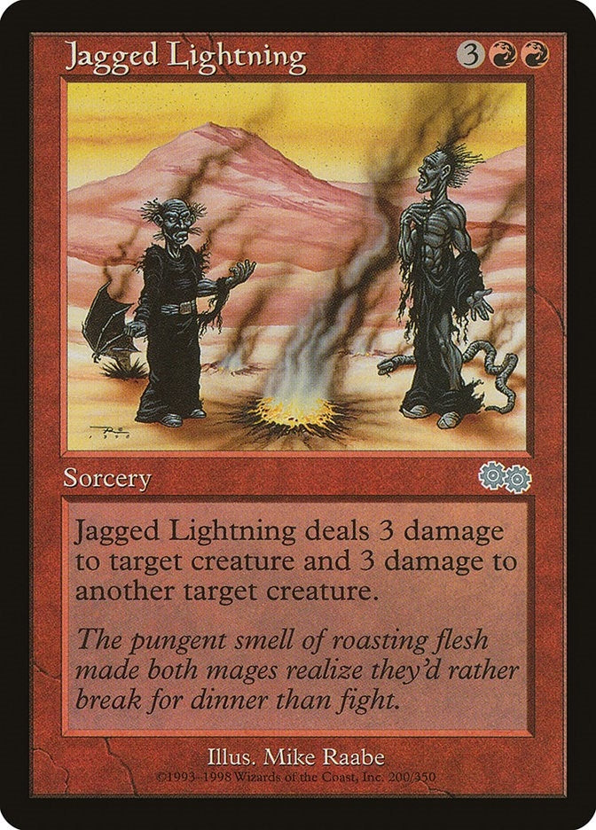Image for Jagged Lightning (200) - Magic: The Gathering