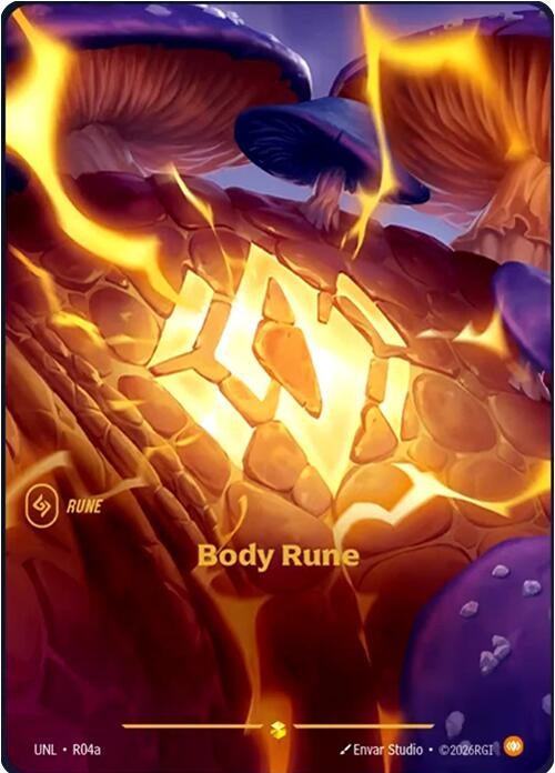 Image for Body Rune (Alternate Art) (R04a) - Riftbound: League of Legends Trading Card Game