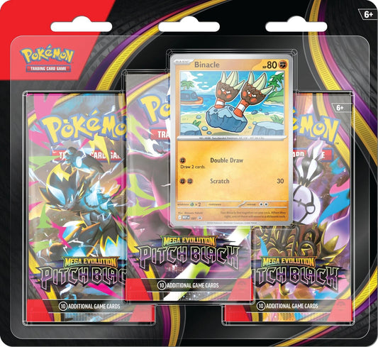 Image for Pitch Black 3-Pack Blister [Binacle] - Pokemon