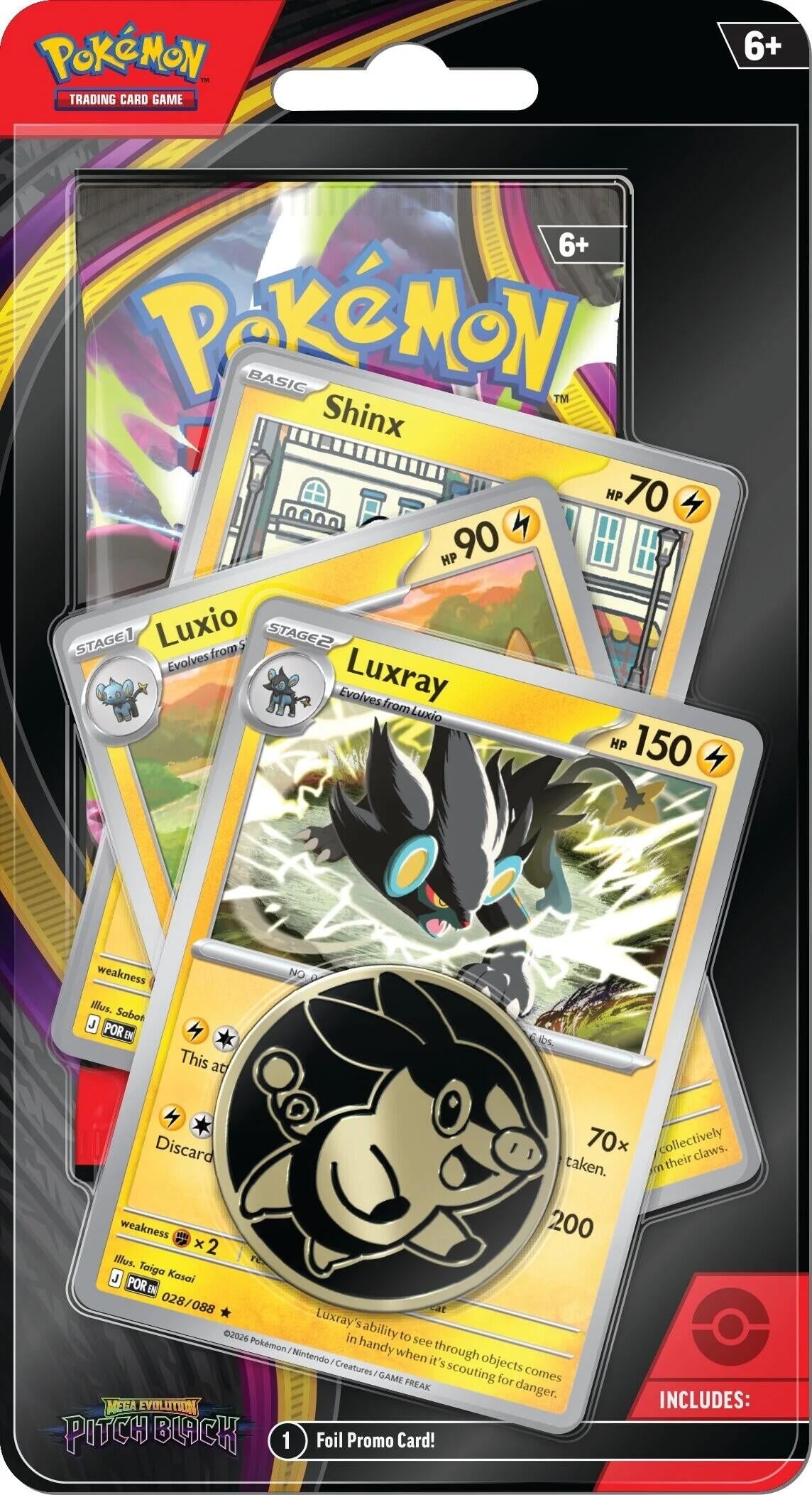 Image for Pitch Black Premium Checklane Blister [Luxray Line] - Pokemon