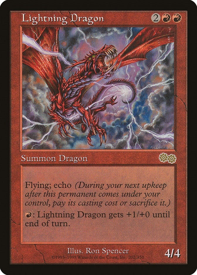 Image for Lightning Dragon (202) - Magic: The Gathering
