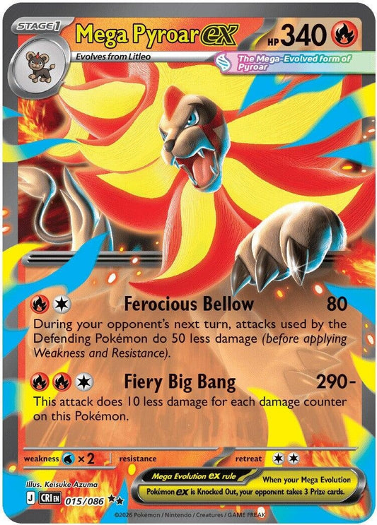 Mega Pyroar ex (015/086)