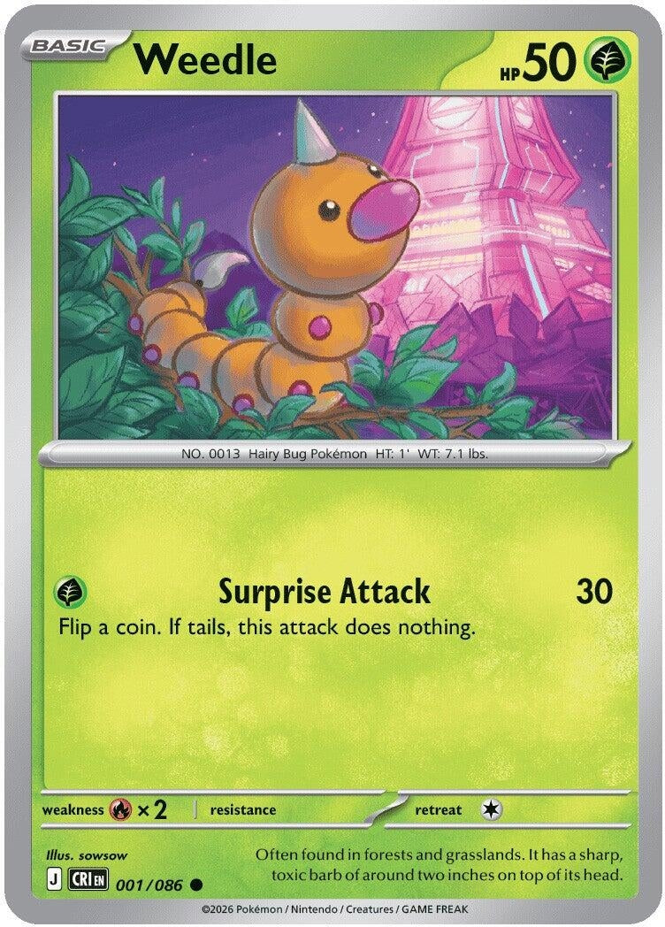 Weedle (001/086)