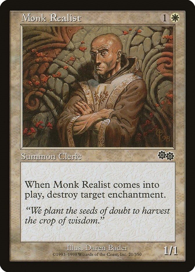 Image for Monk Realist (21) - Magic: The Gathering
