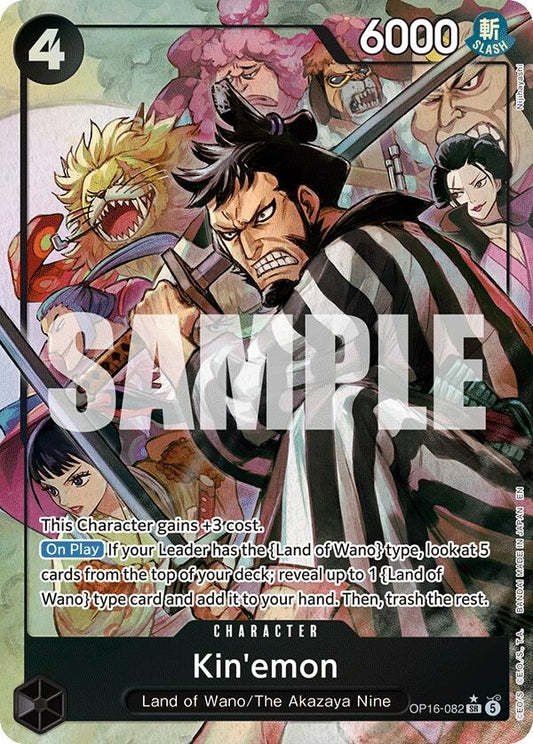 Kin'emon (Alternate Art) (OP16-082)