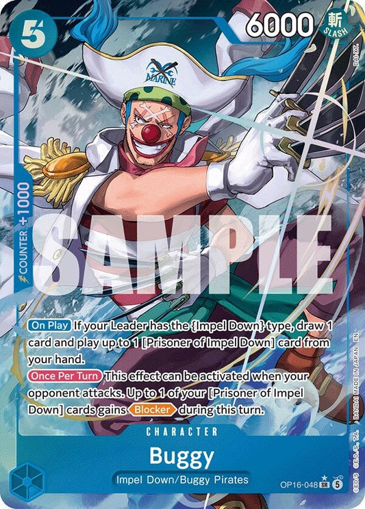 Buggy (048) (Alternate Art) (OP16-048)
