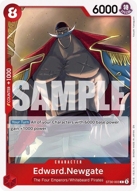 Image for Edward.Newgate (ST30-003) - One Piece Card Game