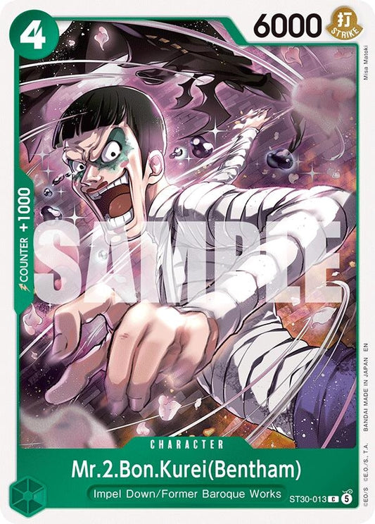 Image for Mr.2.Bon.Kurei(Bentham) (ST30-013) - One Piece Card Game