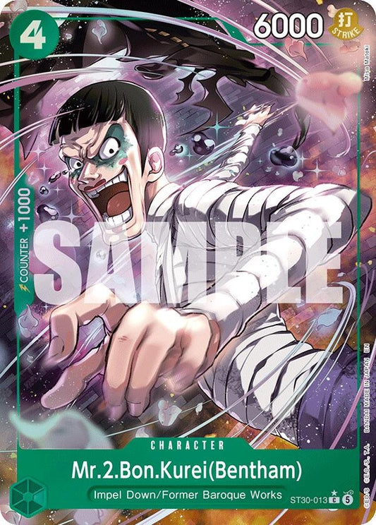 Image for Mr.2.Bon.Kurei(Bentham) (Full Art) (ST30-013) - One Piece Card Game