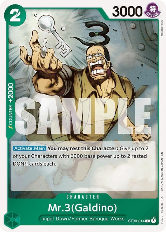 Image for Mr.3(Galdino) (ST30-014) - One Piece Card Game