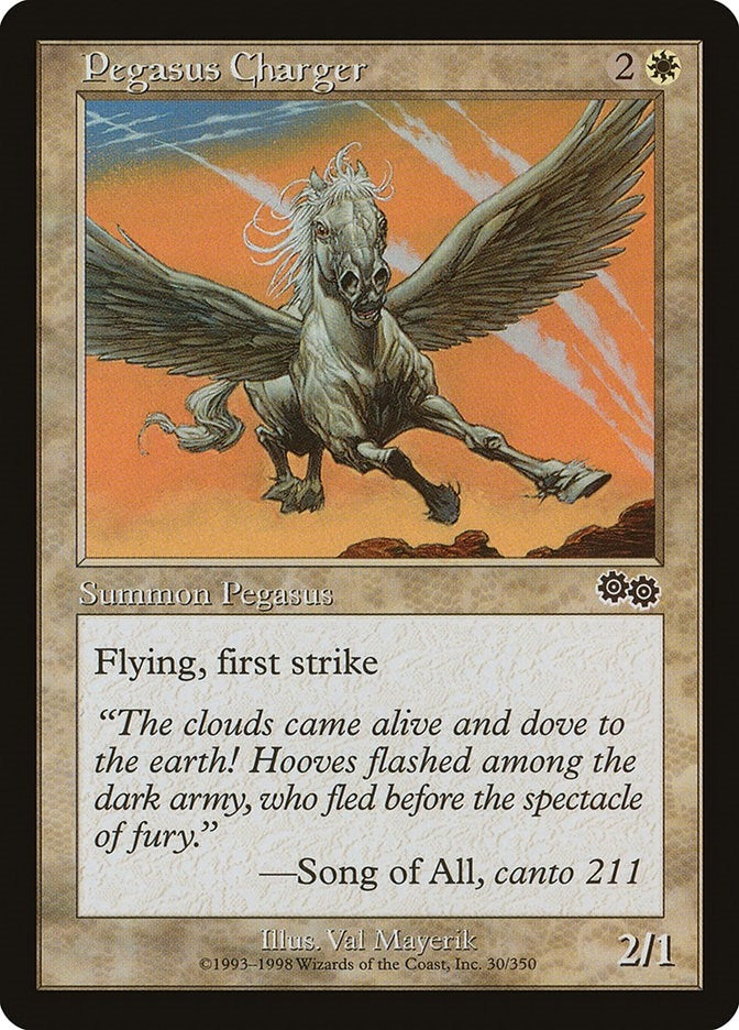 Image for Pegasus Charger (30) - Magic: The Gathering