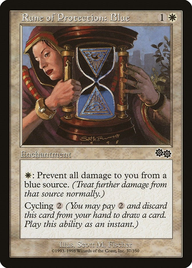 Image for Rune of Protection: Blue (37) - Magic: The Gathering