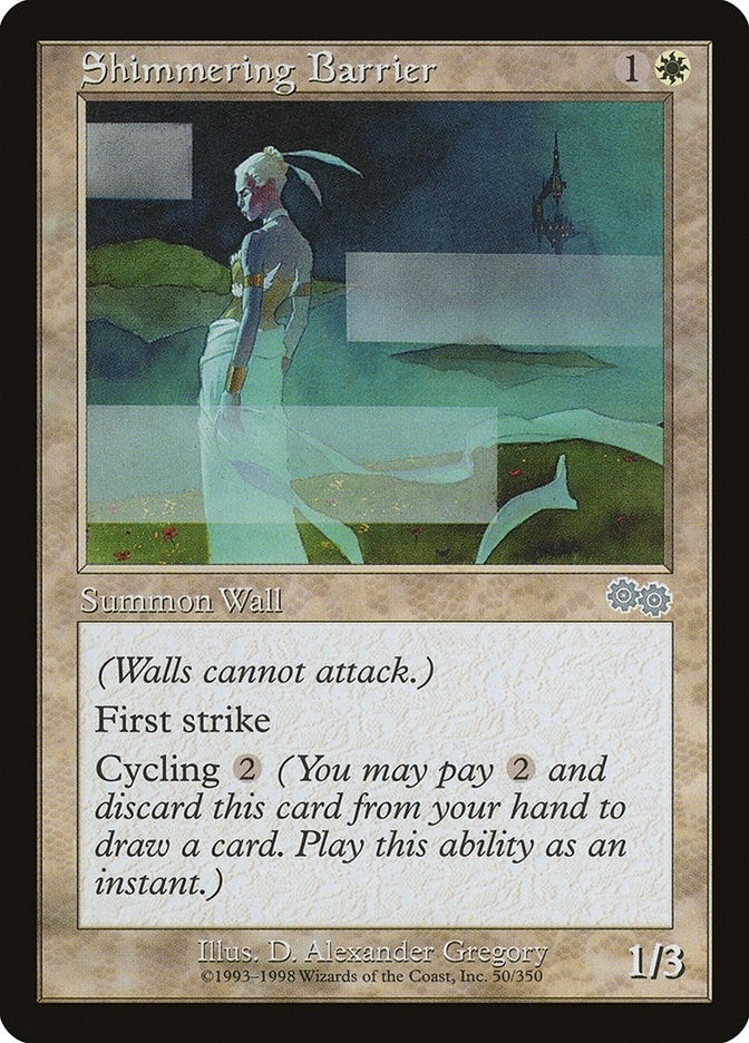 Image for Shimmering Barrier (50) - Magic: The Gathering