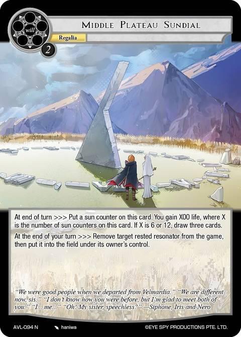 Middle Plateau Sundial