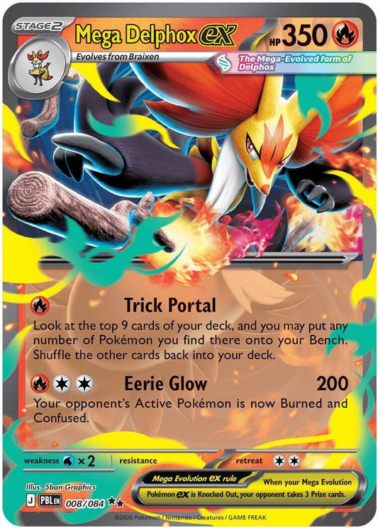 Image for Mega Delphox ex (008/084) - Pokemon