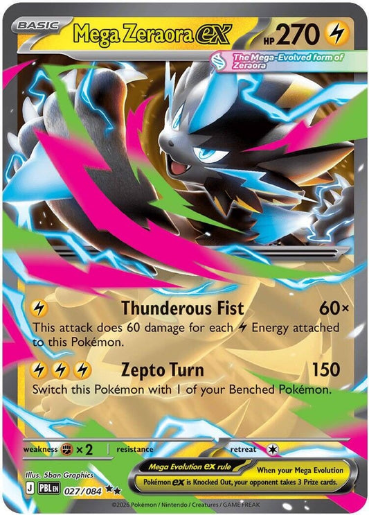 Image for Mega Zeraora ex (027/084) - Pokemon