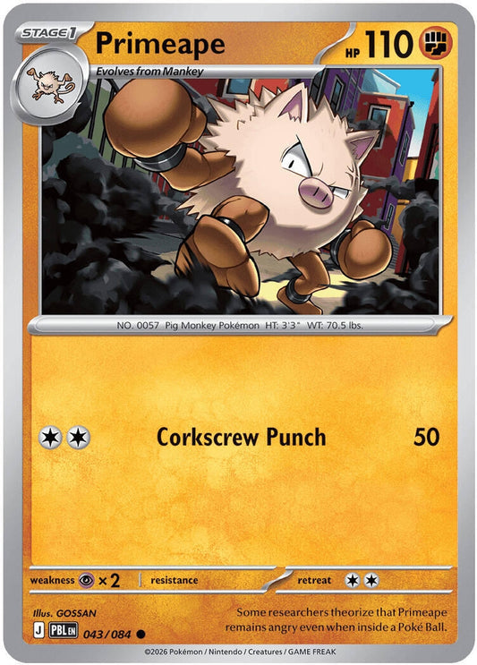 Image for Primeape (043/084) - Pokemon