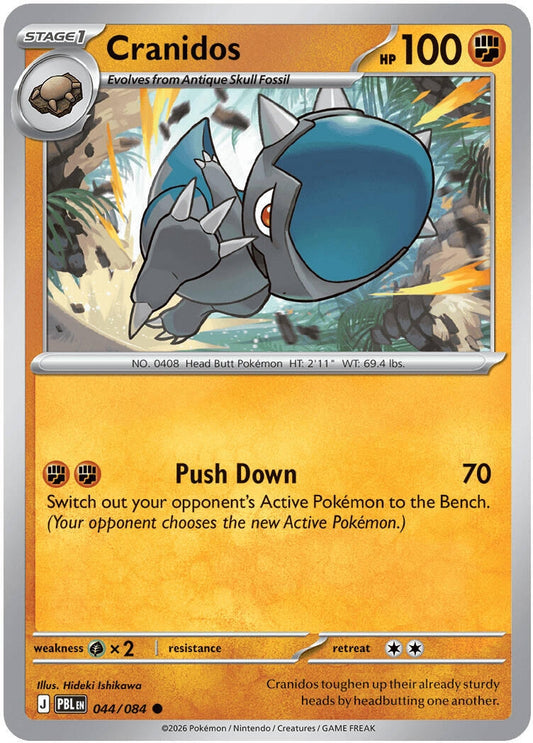 Image for Cranidos (044/084) - Pokemon