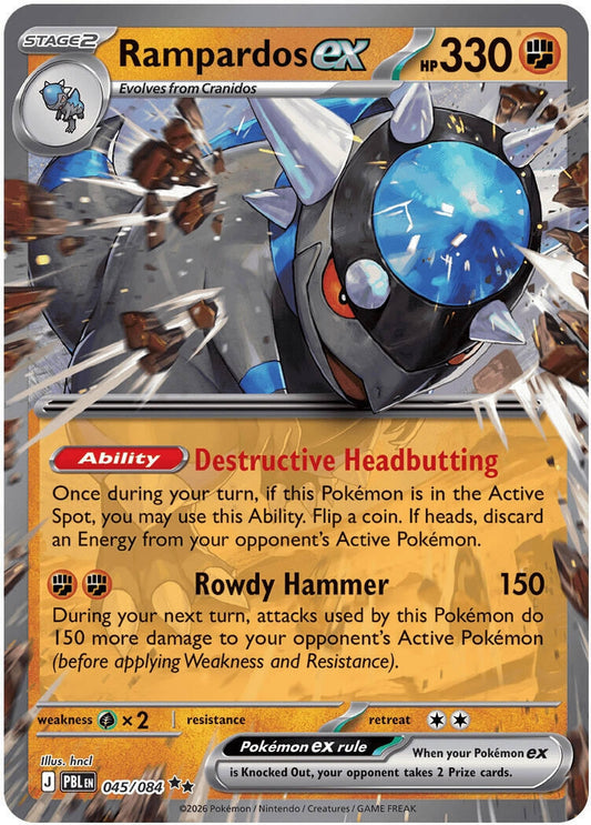 Image for Rampardos ex (045/084) - Pokemon