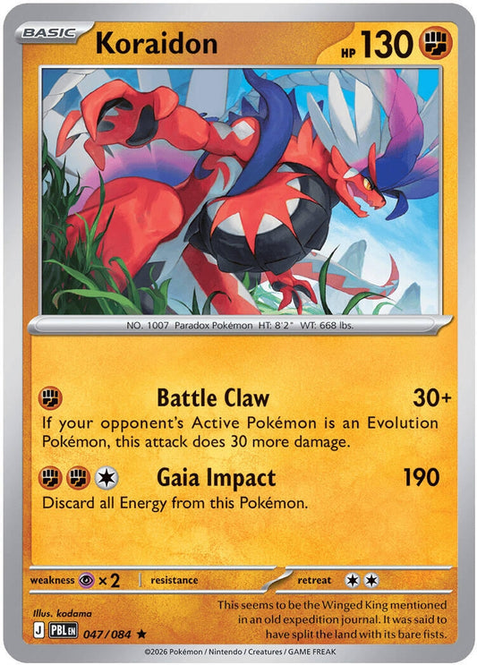 Image for Koraidon (047/084) - Pokemon