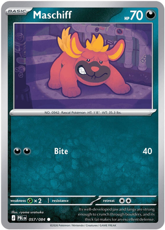 Image for Maschiff (057/084) - Pokemon