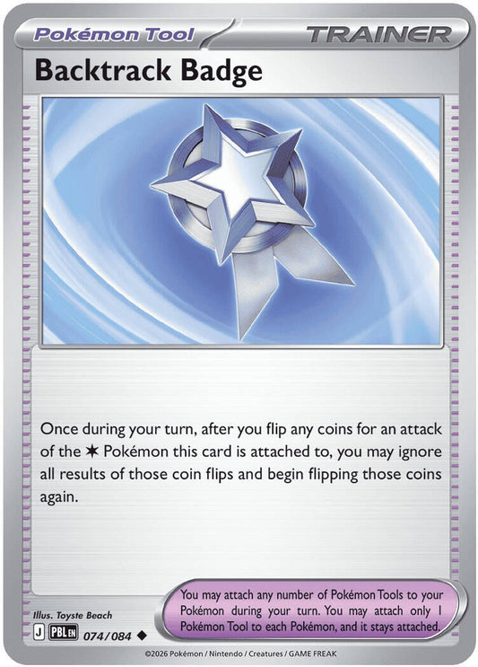 Image for Backtrack Badge (074/084) - Pokemon