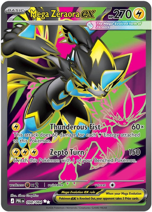 Image for Mega Zeraora ex (098/084) - Pokemon