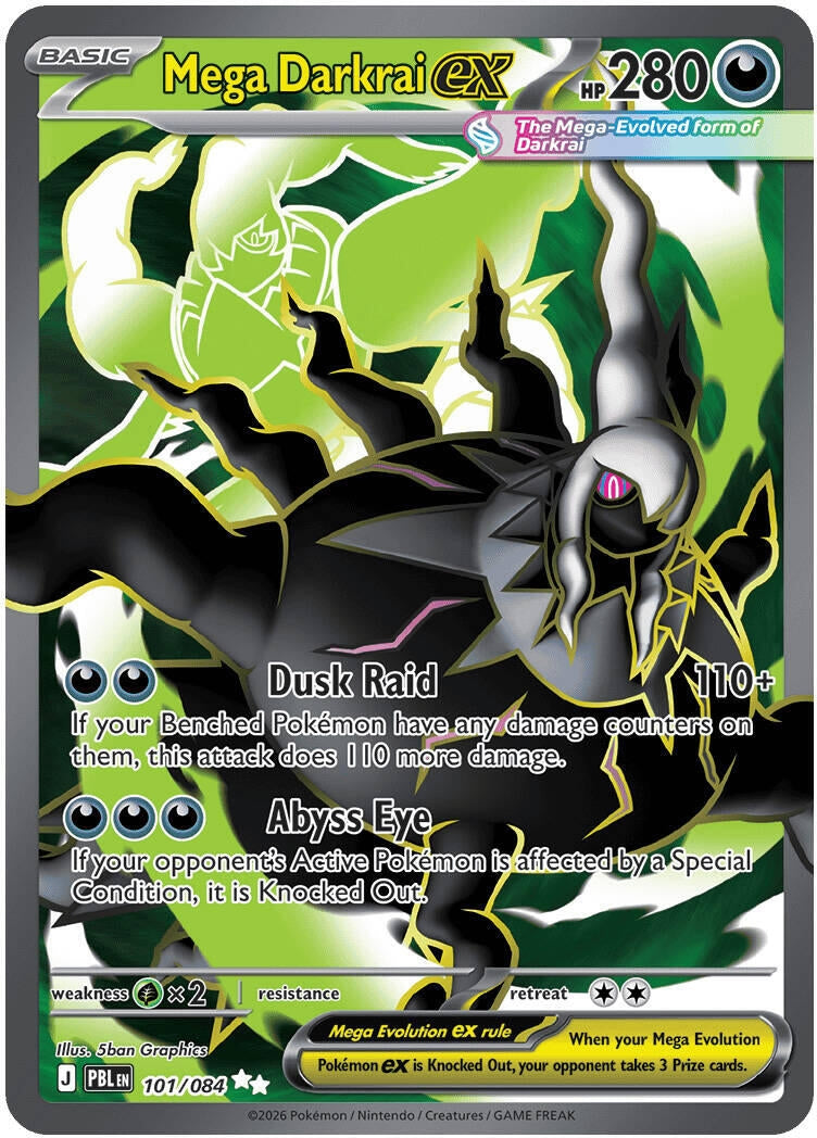 Image for Mega Darkrai ex (101/084) - Pokemon