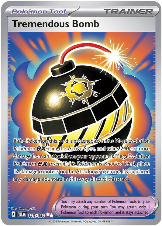 Image for Tremendous Bomb (113/084) - Pokemon