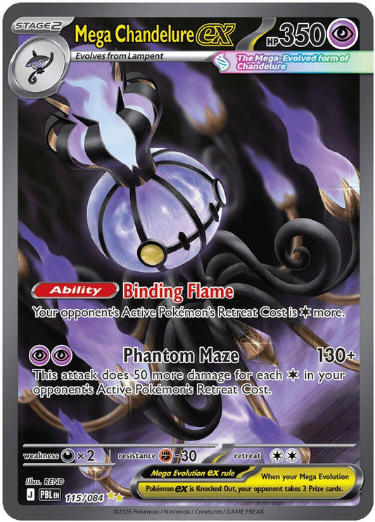 Image for Mega Chandelure ex (115/084) - Pokemon