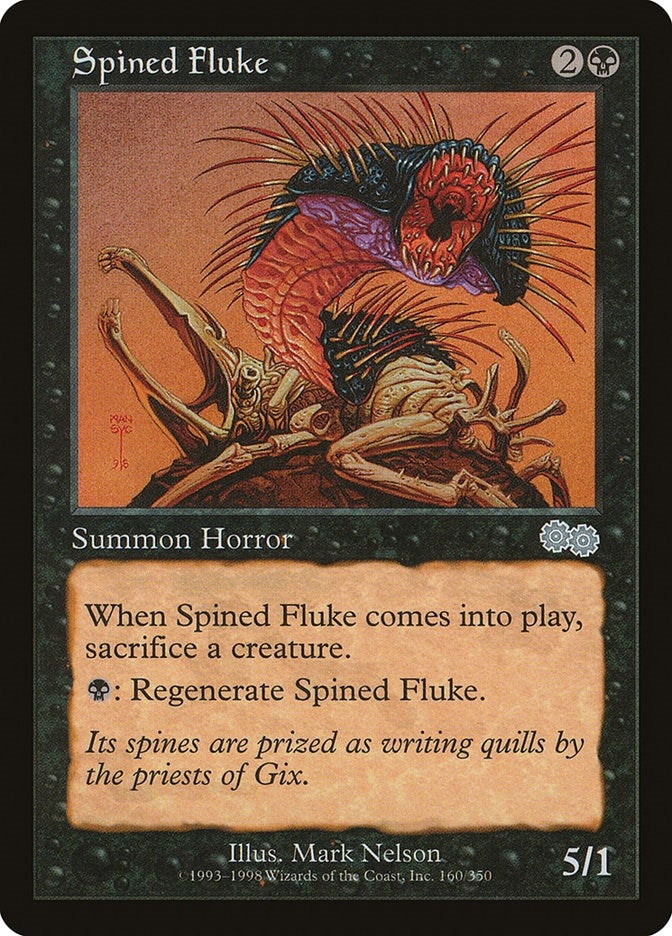 Image for Spined Fluke (160) - Magic: The Gathering