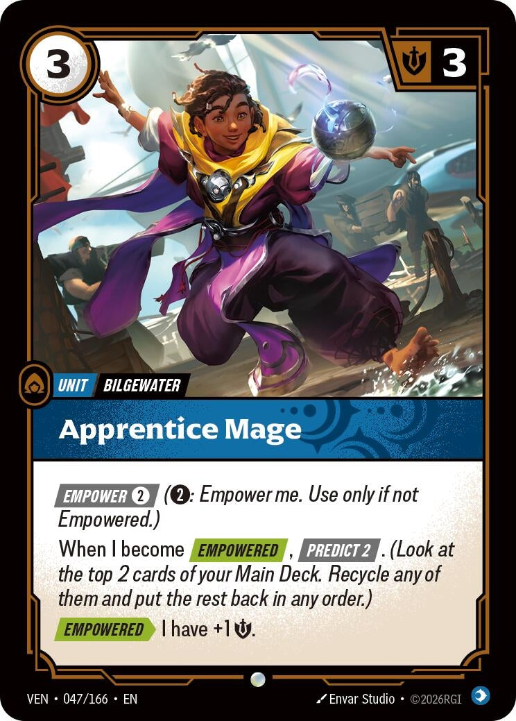 Image for Apprentice Mage (047/166) - Riftbound: League of Legends Trading Card Game