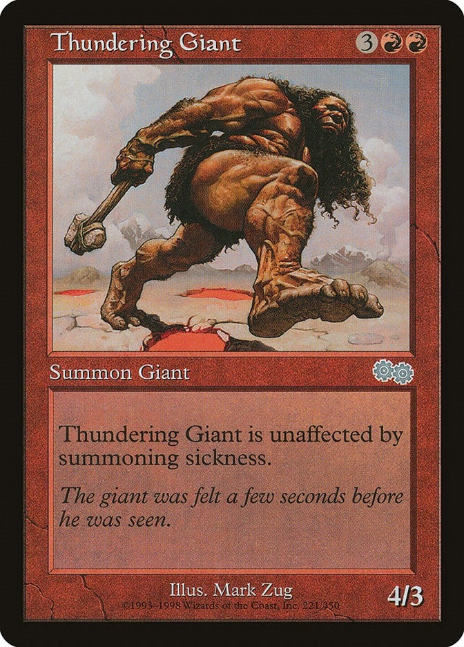 Image for Thundering Giant (221) - Magic: The Gathering