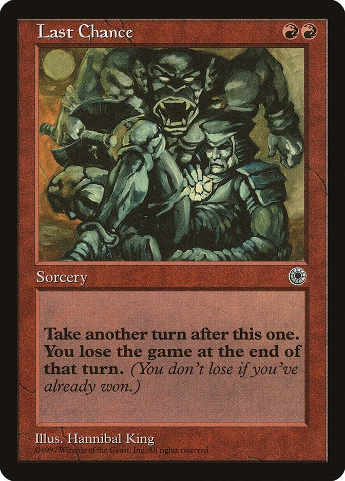 Image for Last Chance - Magic: The Gathering