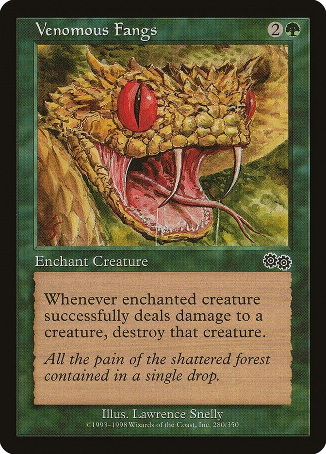 Image for Venomous Fangs (280) - Magic: The Gathering