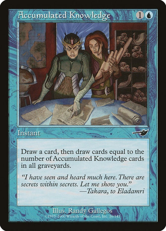 Image for Accumulated Knowledge (26) - Magic: The Gathering