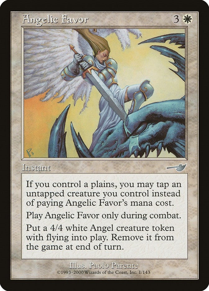 Image for Angelic Favor (1) - Magic: The Gathering