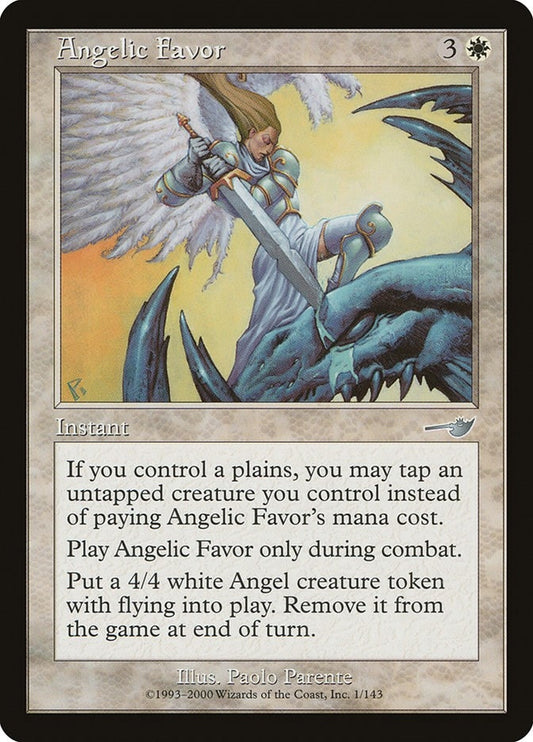 Image for Angelic Favor (1) - Magic: The Gathering