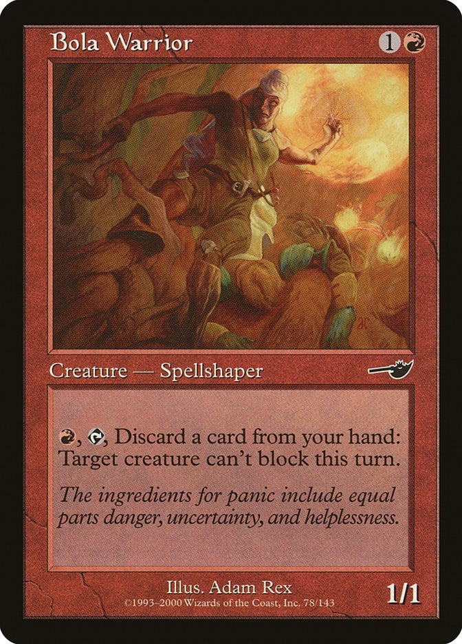 Image for Bola Warrior (78) - Magic: The Gathering