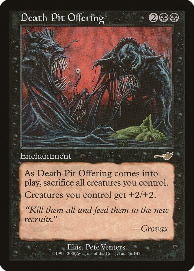 Image for Death Pit Offering (56) - Magic: The Gathering