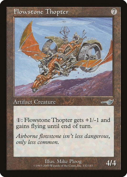 Image for Flowstone Thopter (132) - Magic: The Gathering