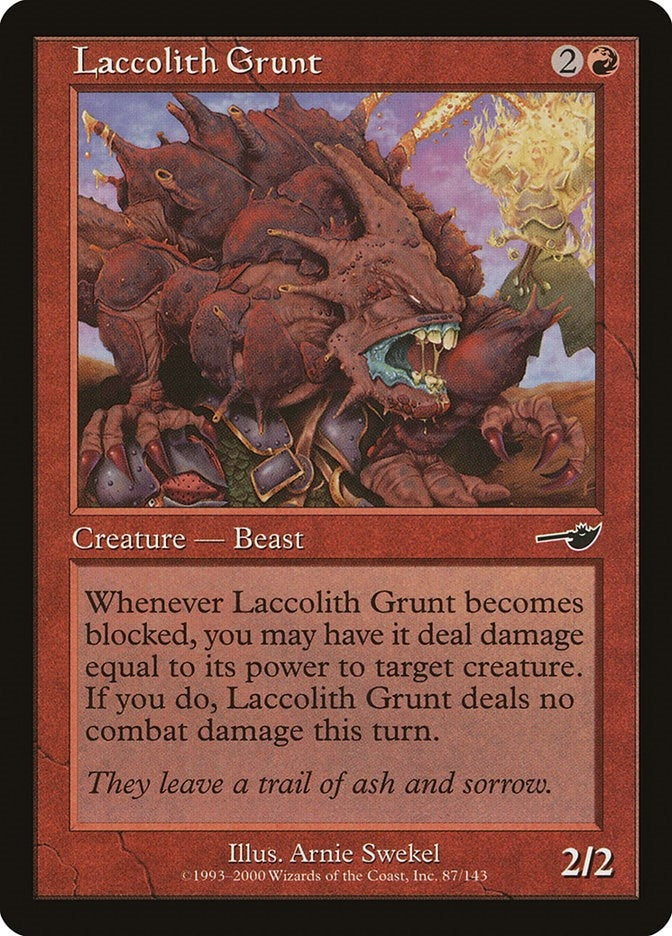 Image for Laccolith Grunt (87) - Magic: The Gathering