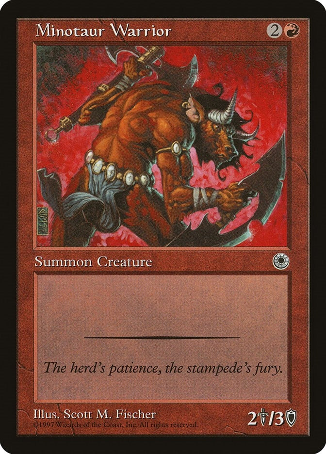 Image for Minotaur Warrior - Magic: The Gathering