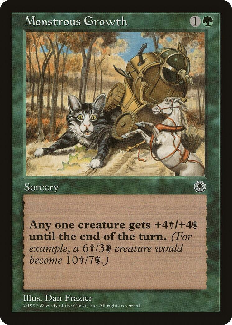 Image for Monstrous Growth - Magic: The Gathering