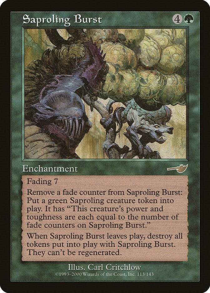 Image for Saproling Burst (113) - Magic: The Gathering